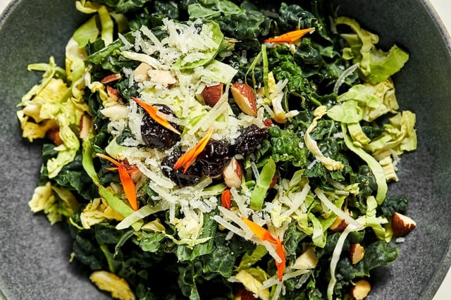 Kale & Brussels Sprout Salad.