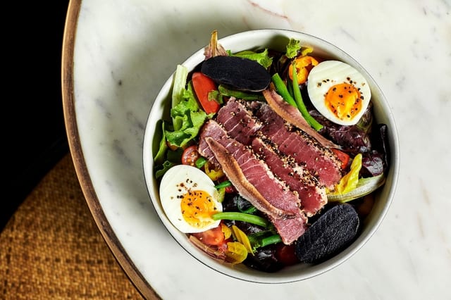 Cold Nicoise Salad.